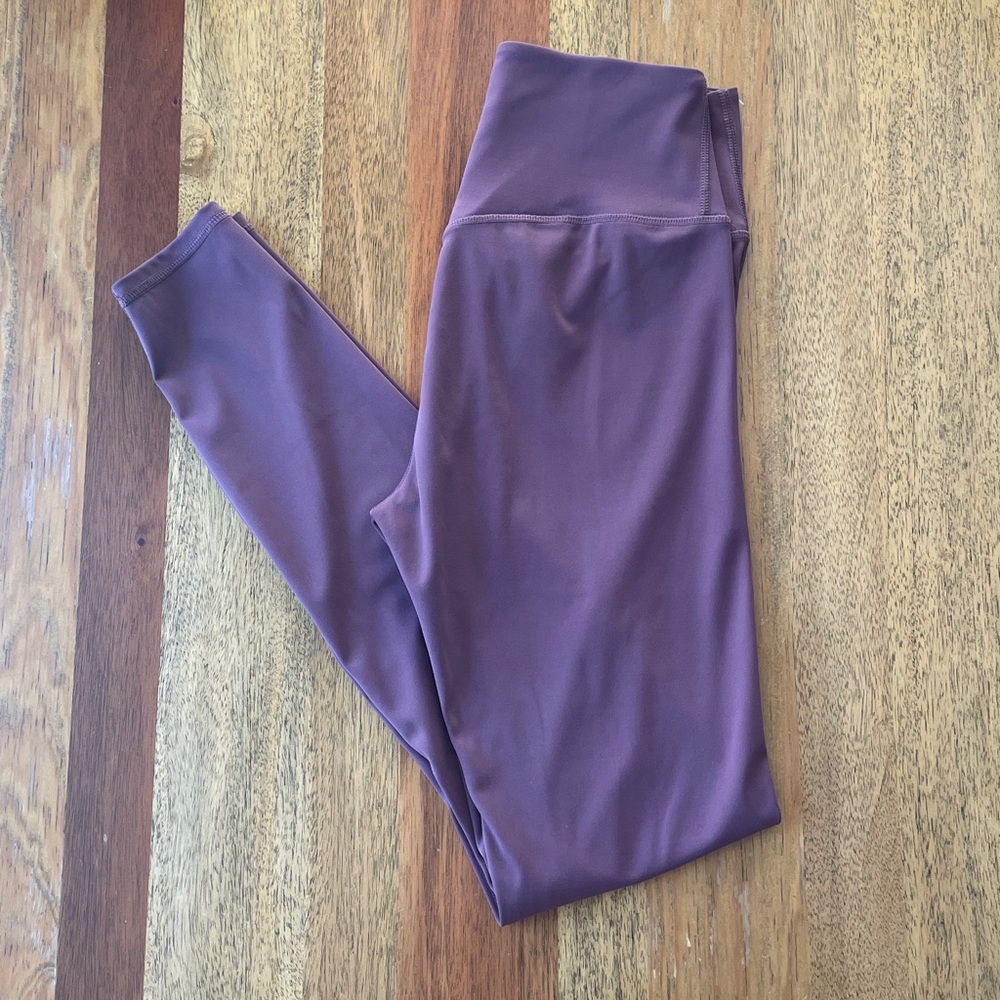 Purple High-Waisted Leggings